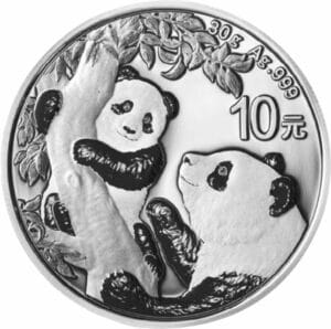 30g Silber China Panda 2021