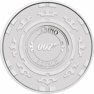 1 Unze Silber Casino Royale Chip James Bond 007 (Auflage: 38.500 | Perth Mint)