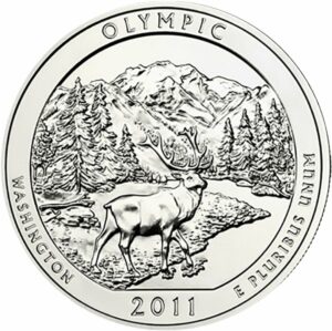 5 Unze Silber ATB Olympic Washington 2011