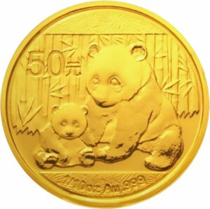 1/10 Unze Gold China Panda 2012