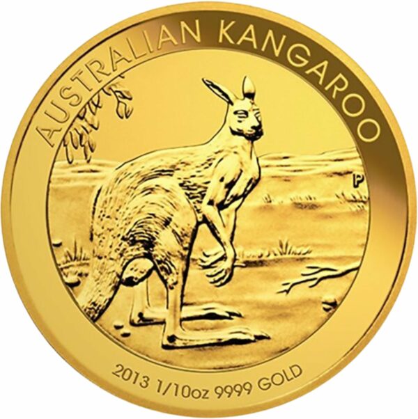 1/10 Unze Australian Kangaroo Gold Münze 2013