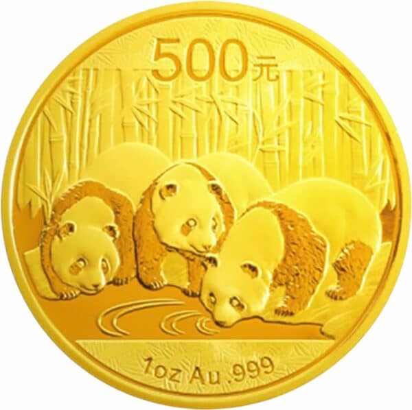 1 Unze Gold China Panda 2013