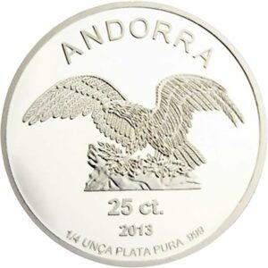 1/4 Unze Silber Andorra Eagle 2013