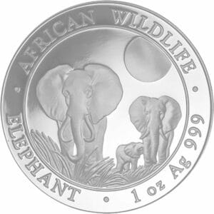 1 Unze Silber Somalia Elefant 2014