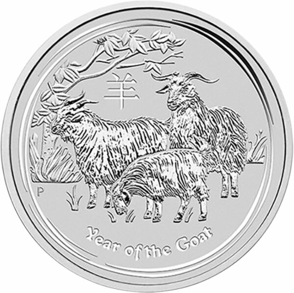 1kg Silber Lunar II Ziege 2015