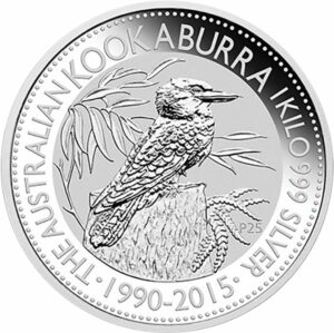 1kg Silber Kookaburra 2015