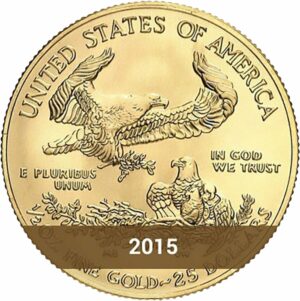 1/2 Unze Gold American Eagle 2015