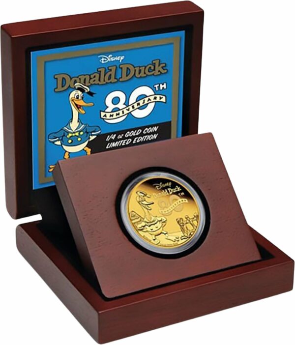 1/4 Unze Gold Donald Duck 80 Jahre 2014 (PP)