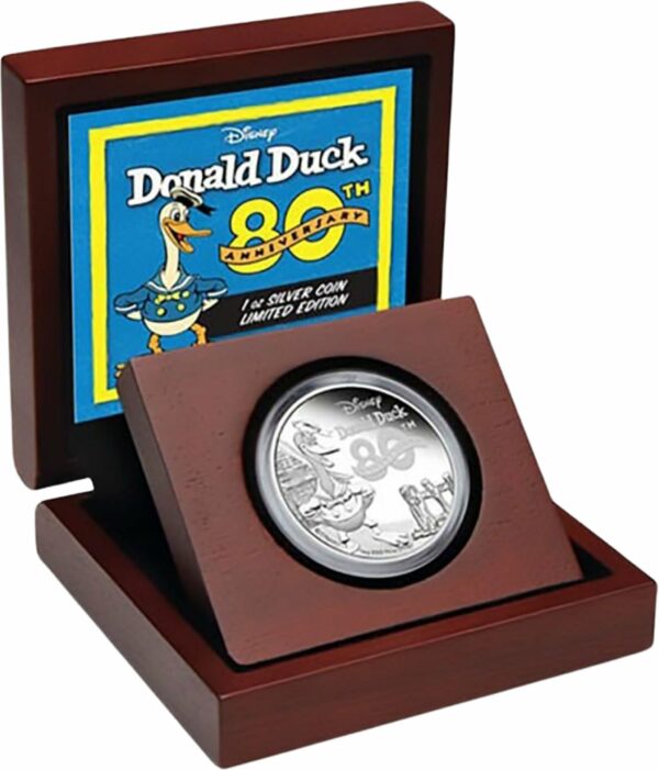 1 Unze Silber Donald Duck 80 Jahre 2014 (PP)