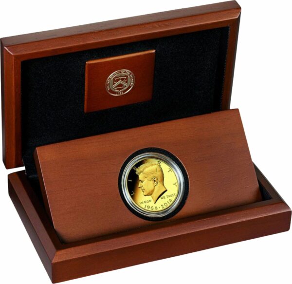 1/2 US$ Gold Kennedy 2014 (Polierte Platte | 3/4 Unze)