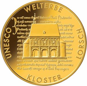 1/2 Unze Goldeuro Kloster Lorsch 2014 (Buchstabe A)