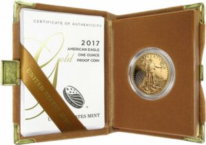 1 Unze Gold American Eagle 2017 (Polierte Platte)