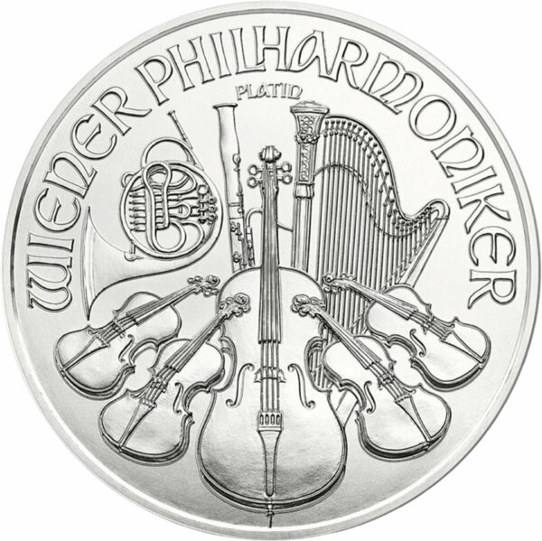 1 Unze Platin Wiener Philharmoniker 2017