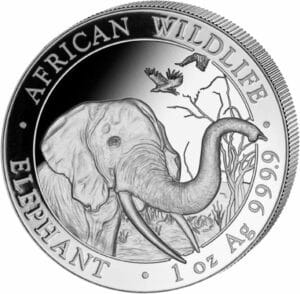 1 Unze Silber Somalia Elefant 2018