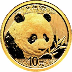 1g Gold China Panda 2018