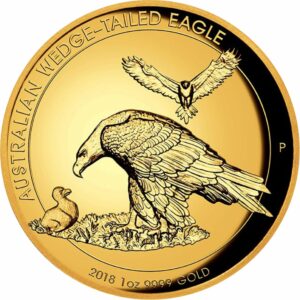 1 Unze Gold Wedge Tailed Eagle 2018 PP (High Relief)