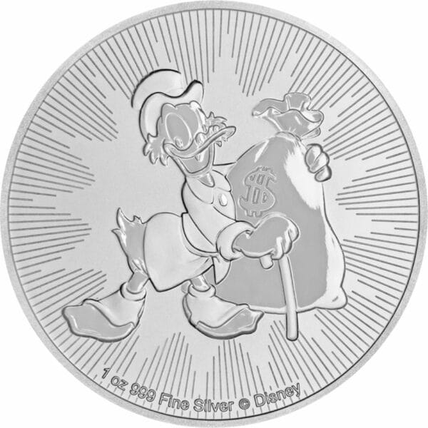 1 Unze Silber Dagobert Duck 2018 (Scrooge McDuck)