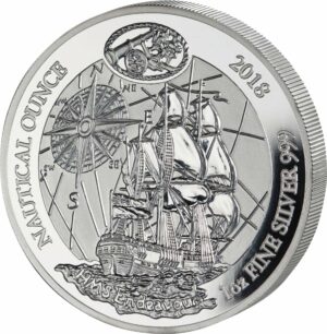 1 Unze Silber Nautical Ounce "250 Jahre Endeavour" 2018 PP (Auflage: 1.000 | Kapsel und Zertifikat)