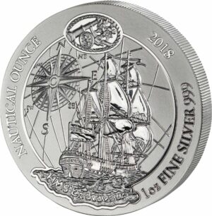 1 Unze Silber Nautical Ounce "250 Jahre Endeavour" 2018 (Stempelglanz)