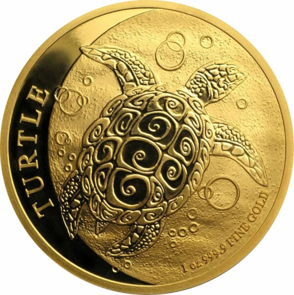 1 Unze Gold Niue Schildkröte 2018 (Auflage: 10.000)