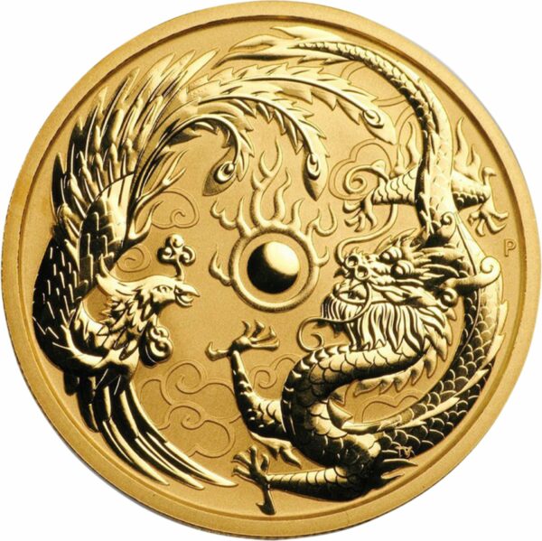 1 Unze Gold Drache & Phönix 2018 (Auflage: 5.000)