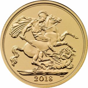 1 Pfund Full Sovereign Elizabeth II. Goldmünze 2018