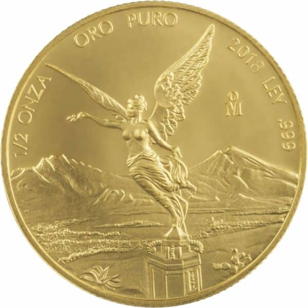 1/2 Unze Gold Mexiko Libertad 2018