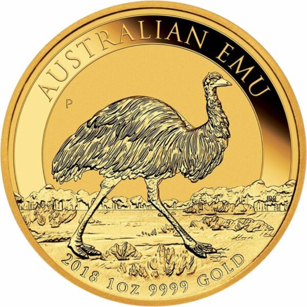 1 Unze Gold Emu 2018 (Auflage: 5.000 Stück)