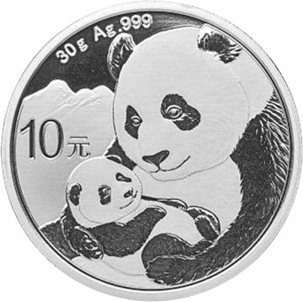 30g Silber China Panda 2019