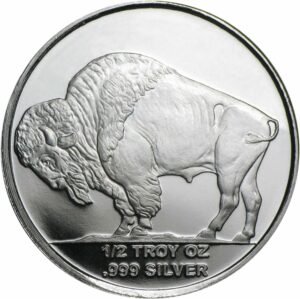 1/2 Unze Silber American Buffalo