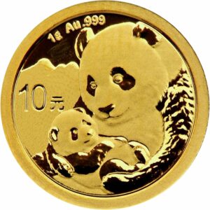 1g Gold China Panda 2019