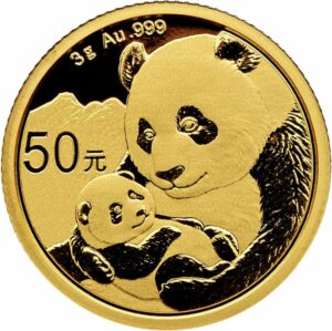 3g Gold China Panda 2019