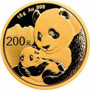 15g Gold China Panda 2019