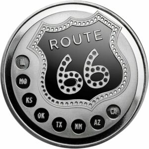 1 Unze Silber Route 66