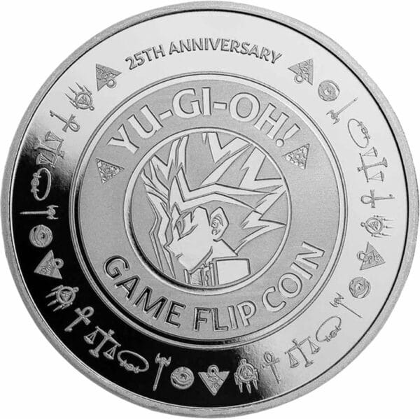 1 Unze Silber Yu Gi Oh Game Flip Coin 2022 (Auflage: 25.000)