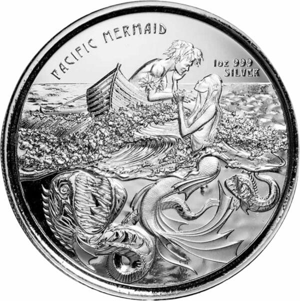 1 Unze Silber Pacific Mermaid 2021 (Auflage: 15.000 | Prooflike)