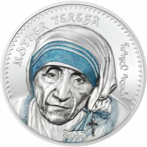 1 Unze Silber Mutter Teresa 2022 PP HR (Auflage: 1.000 | High Relief)