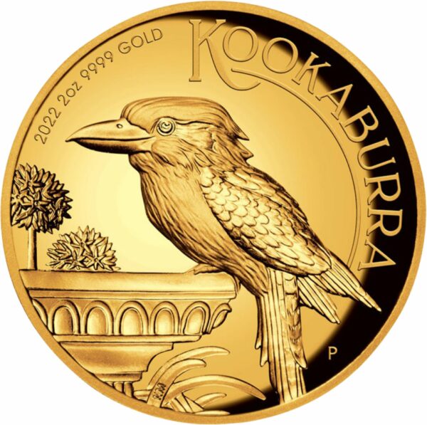 2 Unze Gold Kookaburra 2022 High Relief PP (Auflage: 125 | Polierte Platte)