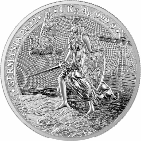 1kg Silber Germania 2022 (Auflage: 100)