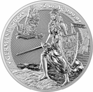 2 Unzen Silber Germania 2022 (Auflage: 2.500)