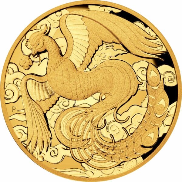 2 Unze Gold Australien Phönix 2022 (Auflage: 250 | High Relief | PP)