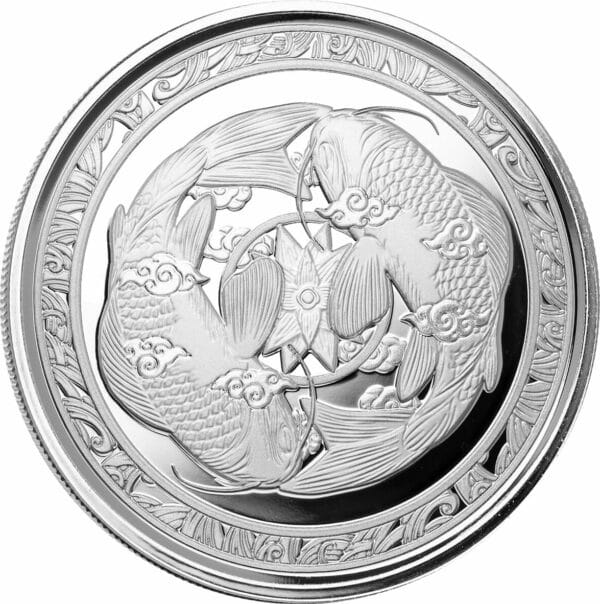 1 Unze Silber Fiji Koi Fisch 2023 (Auflage: 15.000)