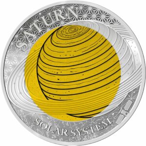 2 Dollar Niob Solarsystem Saturn 2017 PP (Auflage: 3.000 | Polierte Platte)