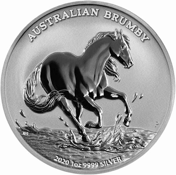 1 Unze Silber Australian Brumby 2020 (Auflage: 25.000)