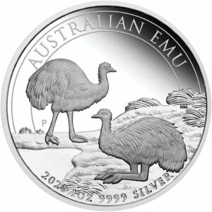 1 Unze Silber Australian Emu 2020 PP (Auflage: 2.500 | Polierte Platte)