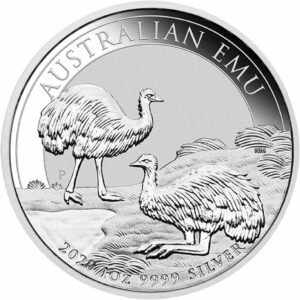 1 Unze Silber Australian Emu 2020 (Auflage: 30.000)