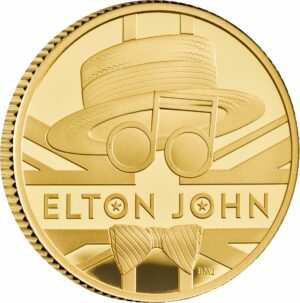 5 Unze Gold Elton John Music Legends 2020 PP (Auflage: 50 | Polierte Platte)