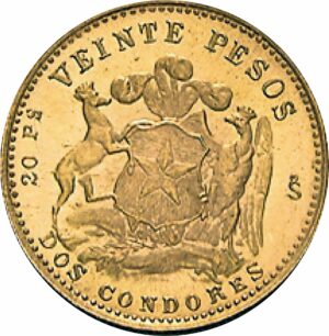 20 Chilenische Peso Gold