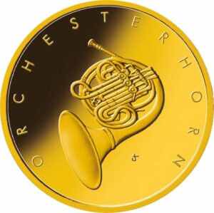 1/4 Unze Gold 50 Euro Orchesterhorn 2020 (Buchstabe A)