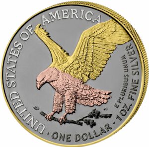 1 Unze Silber American Eagle 2023 The Elegance of Five Metals (Auflage: 50)